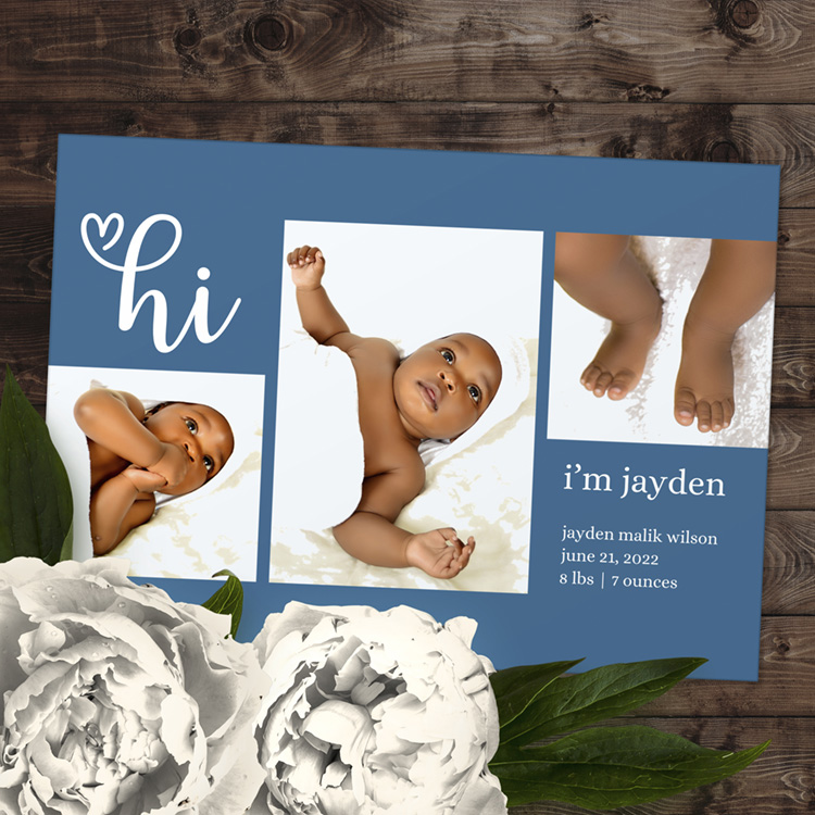 Hi I'm Jayden Birth Announcement