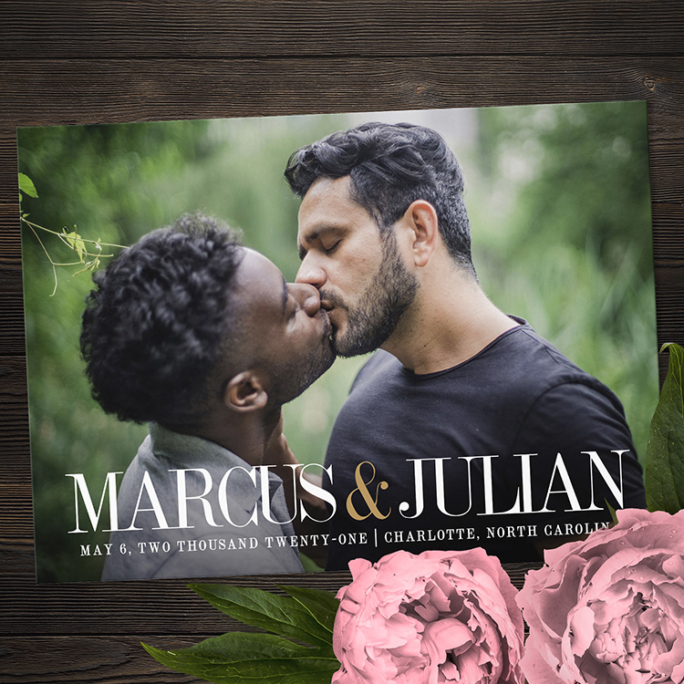 Marcus & Julian Save the Date