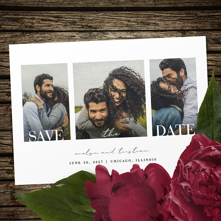 Triptych Save the Date