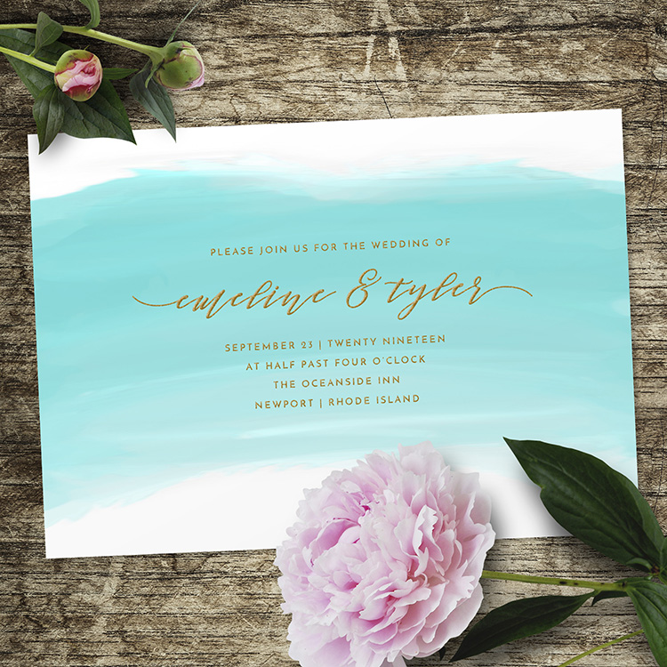 Watercolor Dream Wedding (thermography)